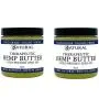 Beurre de chanvre | 100% pur | biologique | brut | artisanal | végan (2 x 8oz)