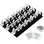 SimpleHouseware 30 Spice Gripper Clips Strips Cabinet Holder - 6 Strips, Holds 30 Jars SimpleHouseware 30 Spice Gripper Clips Strips Cabinet Holder - 6 Strips, Holds 30 Jars