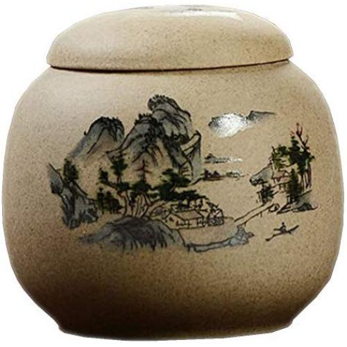 Kylin Express Candy/Snack Pot Tea Coffee Storage Jar/Chinese Tea Container, F
