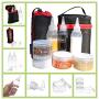 PROGLEAM Storage & Organization, 7Pcs Plastic Seasoning Condiment Spice Jar Salt Pot Bottles Box Storage Outdoor