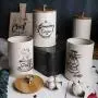 Lot de 3 Pots de Conservation Alimentaire avec Couvercle Design Retro Métal Parfait pour Bocal de Sucre, Service de Thé, Café, Sucre Lot de 3 Pots de Conservation Alimentaire avec Couvercle Design Retro Métal Parfait pour Bocal de Sucre, Service de Thé, Café, Sucre