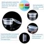 Slime Jars With Lids - Slime Containers for Slime Supplies - Plastic Container for Slime Foam Ball Storage Containers with Lids for 45g Slimes (4.5oz) by