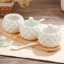 TNKML Ceramic Spice Jar Storage Tank Sugar Can Salter Spice Jar Spice Box Kitchen Tool Home Decor Creative Gift