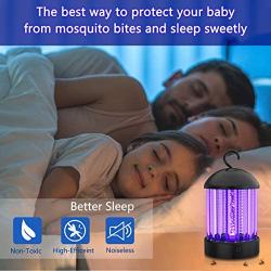 Electronic Mosquito Killer Lamp,Bug Zapper with Light Mosquito Trap, Fly Zapper Insect Killer Safety & Non-Toxic for Home Indoor/Outdoor Bedroom Kitchen Use