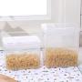 OUNONA 1.2L Kitchen Food Crisper Food Container Box Storage Box (Transparent)