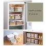 YTF-Plastic storage tank, food storage container, food storage box, easy to open and easy to clean