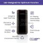 Infinity Jars 100 ml (3.3 fl oz) 3-Pack Tall Black Ultraviolet Refillable Empty Glass Screw Top Jar