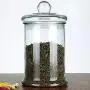 DonhDonh Household Airtight Sealed Nut Containers Sugar Jars Food Storage Containers with Glass Lid for Office Kitchen DonhDonh Household Airtight Sealed Nut Containers Sugar Jars Food Storage Containers with Glass Lid for Office Kitchen