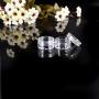 60 PCs 5 Gram Empty Plastic Cosmetic Samples Container for Make Up, Eye Shadow, Nails, Powder, Gems, Beads, Jewelry, Cream Small Clear Pot Jars with Lid