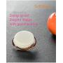 Ceramic Ashtray,Persimmon Decorative Boxes Kaki Food Bins Canisters Portable Tea Cans Jewelry Box Candy Storage Organization Sets Cookie Jars Canisters 60g Mini Gift Xmas (double)