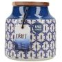 Mikasa Drift Blue Aufbewahrungsglas, 12,5 x 12,5 x 12,5 cm, Batik