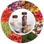 Glass Storage Jar Airtight Grain Cereal Storage Containers Storage Tank with Airtight Bamboo Lid for Tea, Coffee, Honey,Candy,etc (Size : 335ml)