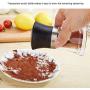 Spice Jar Cruet Home Kitchen Barbecue With Stainless Steel Sauce Jar Salt Pepper Seasoning Jar (100ml)