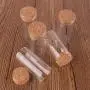 24pcs 25ml Größe 3060mm Testrohre mit Korkstopfen, Gewürzflaschen, Behälter, Flaschen, für DIY Bastelarbeiten