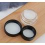 6PCS 5ml/0.17OZ Empty Clear Glass Creams Bottles Makeup Beauty Skin Care Lotions Eye-crams Jars with Plstic Black Cap Facial Scrub Ointment Cosmetic Containers Refillable Portable Travel Trial Packing