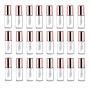 XINGZI 24PCS 1.2ML Mini Empty Lip Gloss Tubes Containers Clear Plastic Lip Balm Bottles with Rubber Inserts and Rose Gold Screw Caps DIY Makeup Lipstick Container Vials for Lip Samples Travel