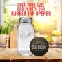 Ball Half Gallon Mason Jars - Wide Mouth 64 oz Bundle with Non Slip Jar Opener- Set of 2 Half Gallon Size Mason Jars - Canning Glass Jars with Lids