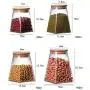 Square Creative Kitchen Tea Storage Bottles Glass Candy Jars With Cork Lid Spices Sugar Coffee Container Receive Organizer Cans B 500ml Square Creative Kitchen Tea Storage Bottles Glass Candy Jars With Cork Lid Spices Sugar Coffee Container Receive Organizer Cans B 500ml