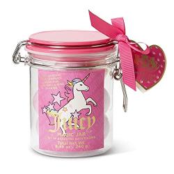 Tri-Coastal Design Unicorn Mason Jar Set of Scented Mini Bath Fizzers - Set of 8