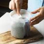 Home Kitchen Storage Jar Sealed Anti Moisture Sorting Grids Beans Sf66,3