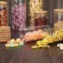 Food Storage Glass Jar No Lead Kitchen Storage Bottles Sealed Cans with Cover Large Capacity Candy Glass Jars Tea Box,6.5x8cm
