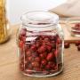 XSWZAQ Sugar cans glass household glass sealed cans lead-free moisture-proof household large storage tanks kimchi kitchen milk powder cans (Size : 3300ml)