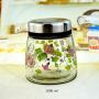 Mason Jars Canning Glass Jars Glass Smoothies Jars with Lids for Drinking and Storage Reusable Container for Juice Milk Bulk Food Coffee Round Glass Jars (Size : 1000ml)