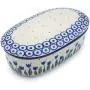 Polish Pottery 5?-inch Jar with Lid made by Ceramika Artystyczna (Water Tulip Theme) + Certificate of Authenticity Polish Pottery 5?-inch Jar with Lid made by Ceramika Artystyczna (Water Tulip Theme) + Certificate of Authenticity