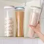 Set de 4 Pots de Rangement en Plastique Transparent pour Cuisine, Boîtes de Céréales, Boîtes de Conservation de Nourriture Airtight pour Bonbons, Biscuits, Riz, Sucre, Farine, Snacks – Garde la Nourriture au Sec et Fraîche. Set de 4 Pots de Rangement en Plastique Transparent pour Cuisine, Boîtes de Céréales, Boîtes de Conservation de Nourriture Airtight pour Bonbons, Biscuits, Riz, Sucre, Farine, Snacks – Garde la Nourriture au Sec et Fraîche.