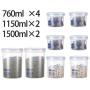 Plastic Sealed Jars, Kitchen Household Grain Storage Tanks, Storage Of Spices/Oatmeal/Beans