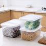 Kitchen Food Storage Jar Airtight Food Storage Kitchen Glass Jar Moisture-Proof Home Multi-Purpose Jam Bottle Cruet Plastic Crisper Storage Box With Lid (Color : 4l)