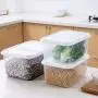 Kitchen Food Storage Jar Airtight Food Storage Kitchen Glass Jar Moisture-Proof Home Multi-Purpose Jam Bottle Cruet Plastic Crisper Storage Box With Lid (Color : 4l)