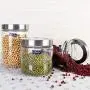 QIANZICAI Tea Cans, Red Persimmon Ceramic Storage Jars, Everything Goes Well, Creative Gifts, Gifts/Ornaments Tea Ceremony Accessories