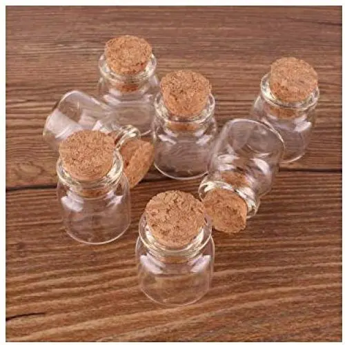 Bouteilles en verre miniatures 4ml 2225 12,5mm (100 pièces) avec bouchon en liège – Petites fiole artisanales pour mariage, cadeaux. Bouteilles en verre miniatures 4ml 2225 12,5mm (100 pièces) avec bouchon en liège – Petites fiole artisanales pour mariage, cadeaux.