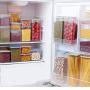 WH- Kitchen Storage Box 8 Sets Snack Cereals Canister Transparent Housing In Sealed Jars Insect Classification (Color : Green)