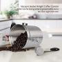 Youzpin Airtight Coffee Canister Stainless Steel Container Coffee Ground Vault Jar with Valve for Kitchen