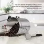 Lishiny Airtight Coffee Canister Stainless Steel Container Coffee Ground Vault Jar with Valve for Kitchen (1500Ml)