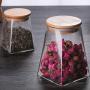 TOPBATHY 1PC Glass Sealed Storage Can/Glass Jar/Tight Canisters with lids for dry flour Cereal coffee