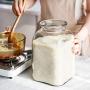 Glass Sealed Jars, Moisture-Proof Kitchen Food Containers, Storage Kimchi/Walnut/Cereal/Oatmeal