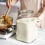 Glasbehälter, feuchtigkeitsdicht, Küchen-Lebensmittelbehälter, Lagerung für Kimchi/Walnüsse/Müsli/Haferflocken