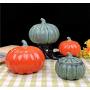 FUYU Pumpkin Ceramic Seal Cans Food Storage Jar Snack Cans with Lid