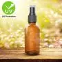 2er Pack Amber Glas Sprayflaschen 2oz - Die Perfekte Sprayflasche - Kleine Leere Flaschen für Reinigungslösungen, Pflanzen, Ätherische Öle, Bleiche, Alkohol - Bester wiederverwendbarer Feines Sprühnebel Pack Duftvernebeln