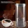 Bocal de Conservation pour Graines de Café - 1000ml Verre, Bouchon en Acier Inox pour Cuisine et Alimentation Bocal de Conservation pour Graines de Café - 1000ml Verre, Bouchon en Acier Inox pour Cuisine et Alimentation