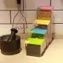 CANAFA Transparent ABS/PP Rice Dispenser Food Storage Box Dry Dried Food Storage Box Container Box