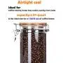 Bouteilles en verre borosilicate clair pour aliments, bocaux avec couvercle en bambou, pour cuisine, rangement, café, thé, biscuits, bonbons, noix (40 fl oz) Bouteilles en verre borosilicate clair pour aliments, bocaux avec couvercle en bambou, pour cuisine, rangement, café, thé, biscuits, bonbons, noix (40 fl oz)