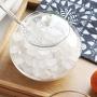 Hemoton Glass Sugar Dispenser,Sugar Container with Lid and Spoon,Transparent Jars Spice Jars Storage Container for Kitchen(350ml)
