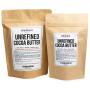 Unrefined Cocoa Butter - Use on Pregnancy Stretch Marks, Make Moisturizing Lotion, Chap Stick, Lip Balm and Body Butter - 100% Pure, Food Grade, Smells Like Chocolate - 8 oz by Better Shea Butter