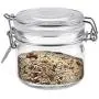 Beautyflier 6.7Oz Glass Storage Jar Round Sealed Canister with Metal Clasp Lid Food Display Container for Pickles Cereal Sugar Coffee Tea Nut Dessert Appetizer Clear Beautyflier 6.7Oz Glass Storage Jar Round Sealed Canister with Metal Clasp Lid Food Display Container for Pickles Cereal Sugar Coffee Tea Nut Dessert Appetizer Clear