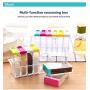 Spice Jar Seasoning Box 6Pcs/Set Kitchen Spice Storage Bottle Jars Transparent Salt Pepper Cumin Powder Box Tools Drop Ship