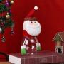 Whitelotous Creative Christmas Decor Cartoon Food Can Candy Jar Storage Box(Santa)